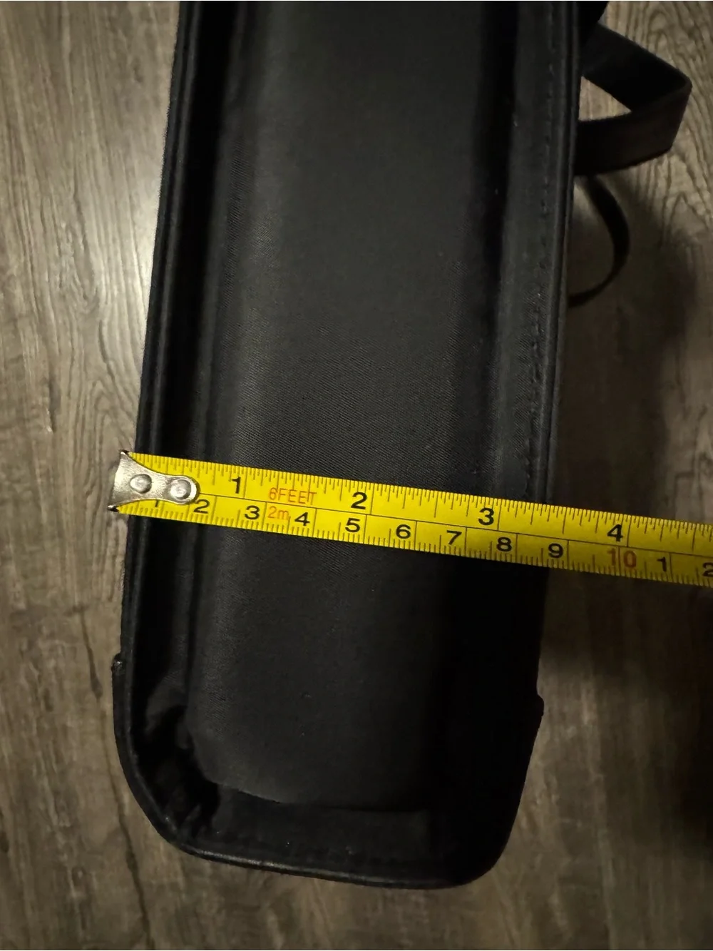 Black Nylon Padded Shoulder/Messenger Laptop Bag Case 15x11x3